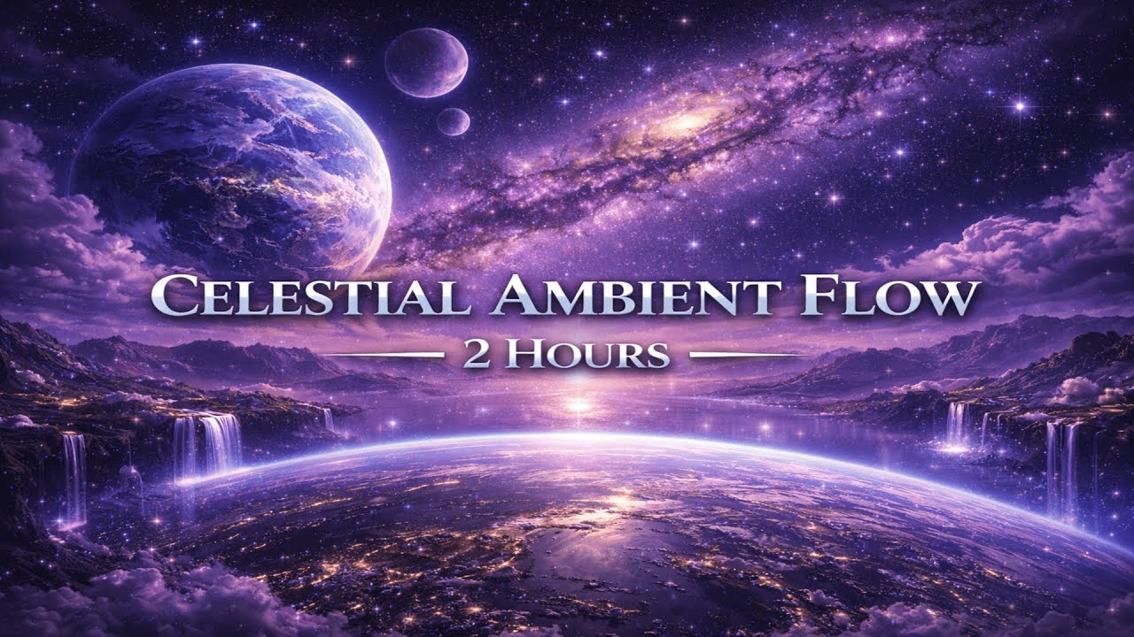 Celestial Ambient Flow | 2 Hours of Cosmic Calm, Deep Relaxation & Inner Peace