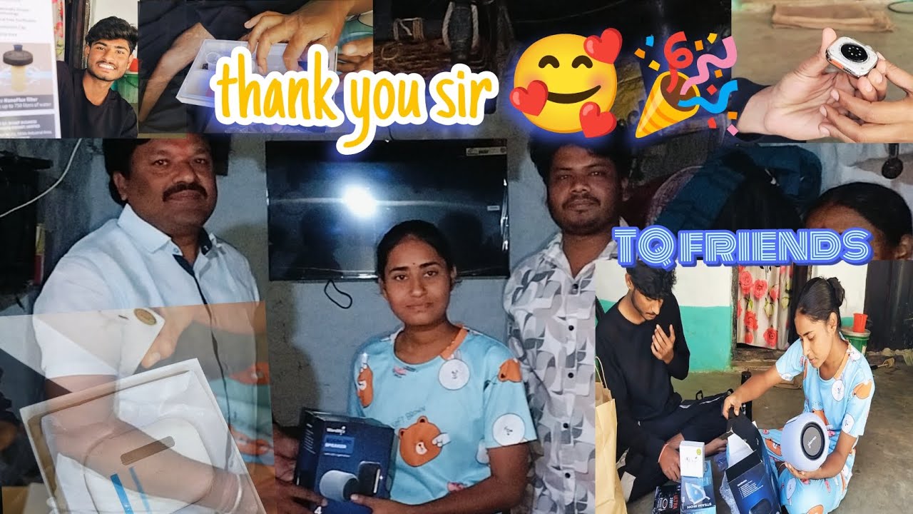 Thank you sir 🥰🎉 and thank you guys 🥳 gift 🎁 mini vlog akka tamma 💗 like comment share subscribe ❤️🔗