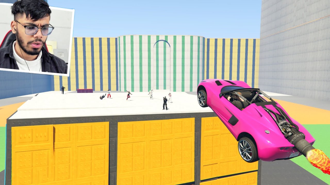 RPG vs Flying Cars Challenge 999.888% People Rage Quit This Race in GTA 5!