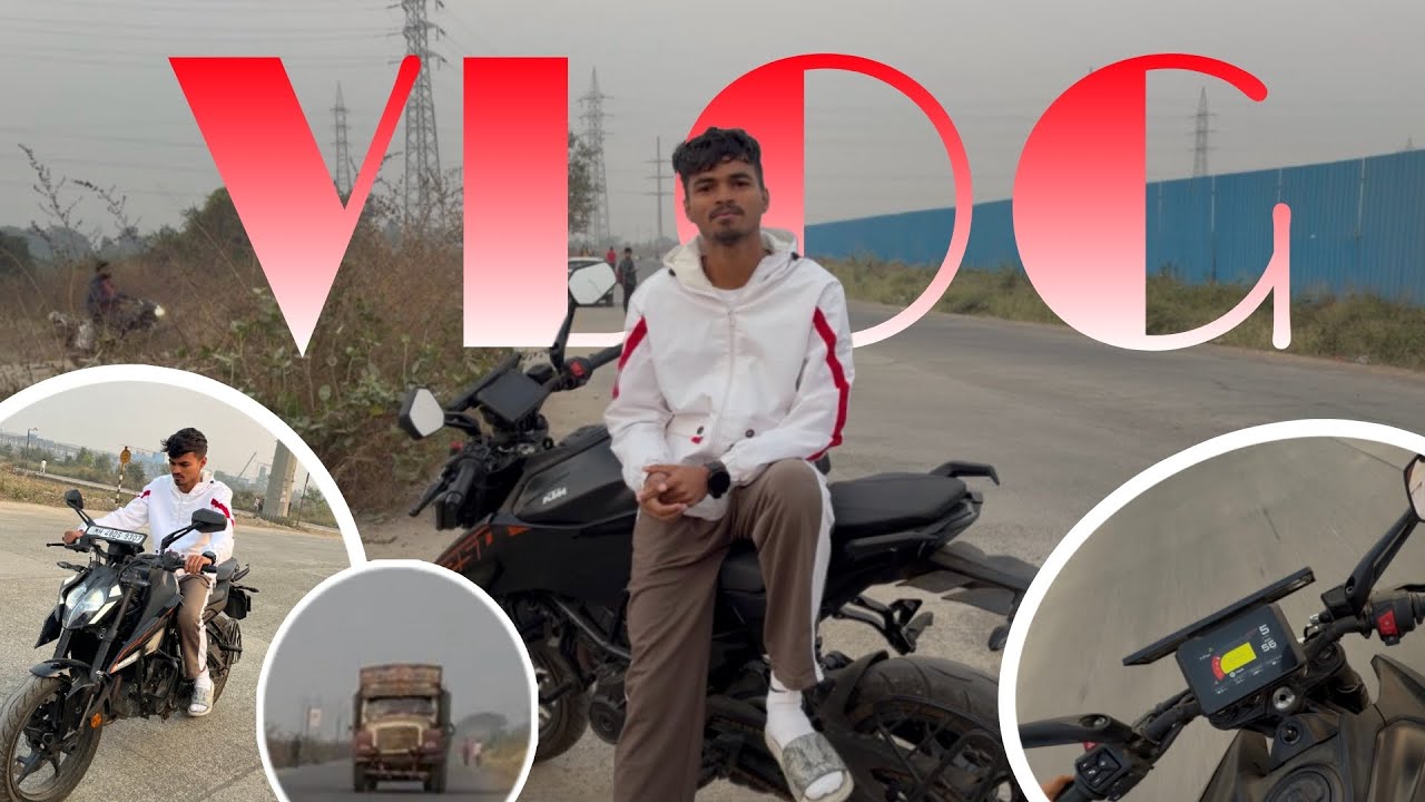 First Time Learning Bike & Match Day 🏏🏍️ || Vlog No . 9 📸 ||