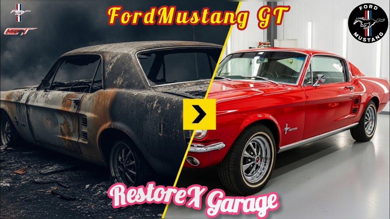 ASMR Car Restoration! 1967 Ford Mustang GT to Looking New