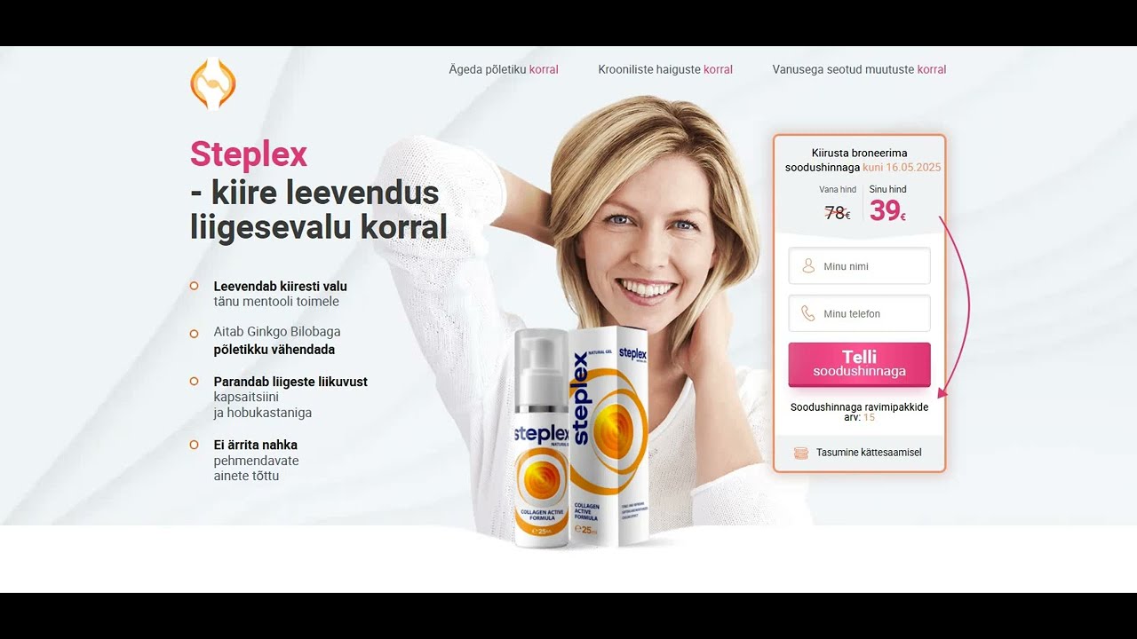 Steplex Eesti | Liigesevalu, Hind ja T&otilde;elised Arvustused 2025