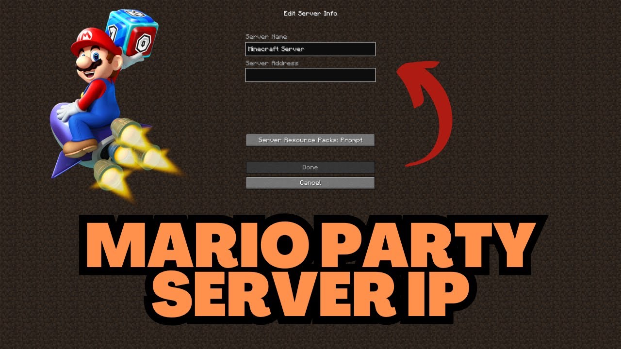 Minecraft Mario Party Server IP Address