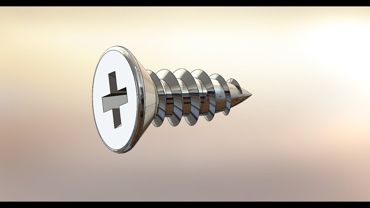 不要小看這種木螺絲,功夫是這般練成的.              Alipapa 練功房practice room      Solidworks Tutorial