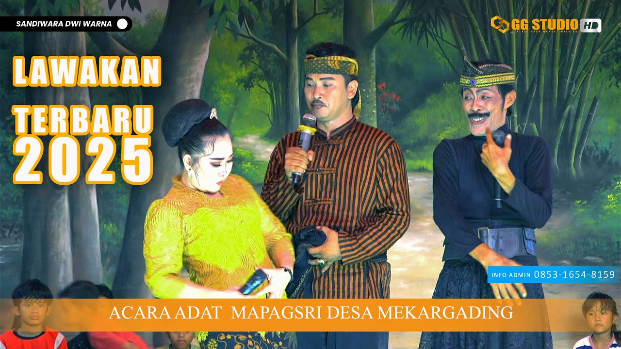 LAWAKAN LUCU TERBARU SANDIWARA DWI WARNA 2025 || WAKOSIM, ELLA , RADEN