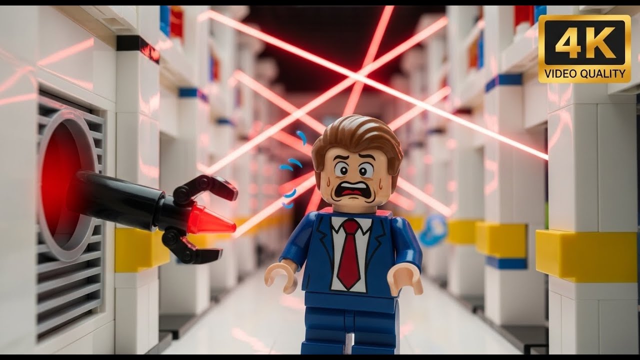 LEGO City Mansion Security System Trapped the Owner! 🚨🔒🤬