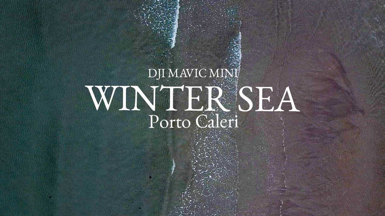 WINTER SEA | Porto Caleri | Cinematic mavic mini
