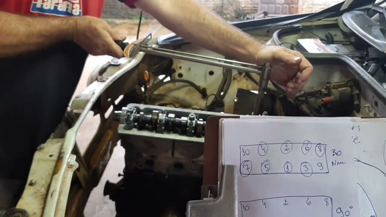 como torquear cabeçote gol 1.0 at