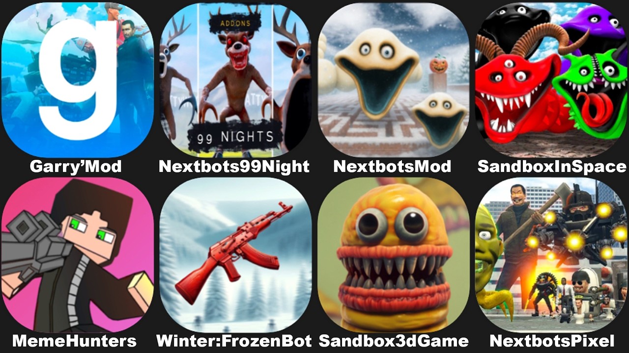 Hungry Worm in NextBots in Playground Mod 10.6,Sandbox in Space,99 Nights in the Forest,Gmod Mobile