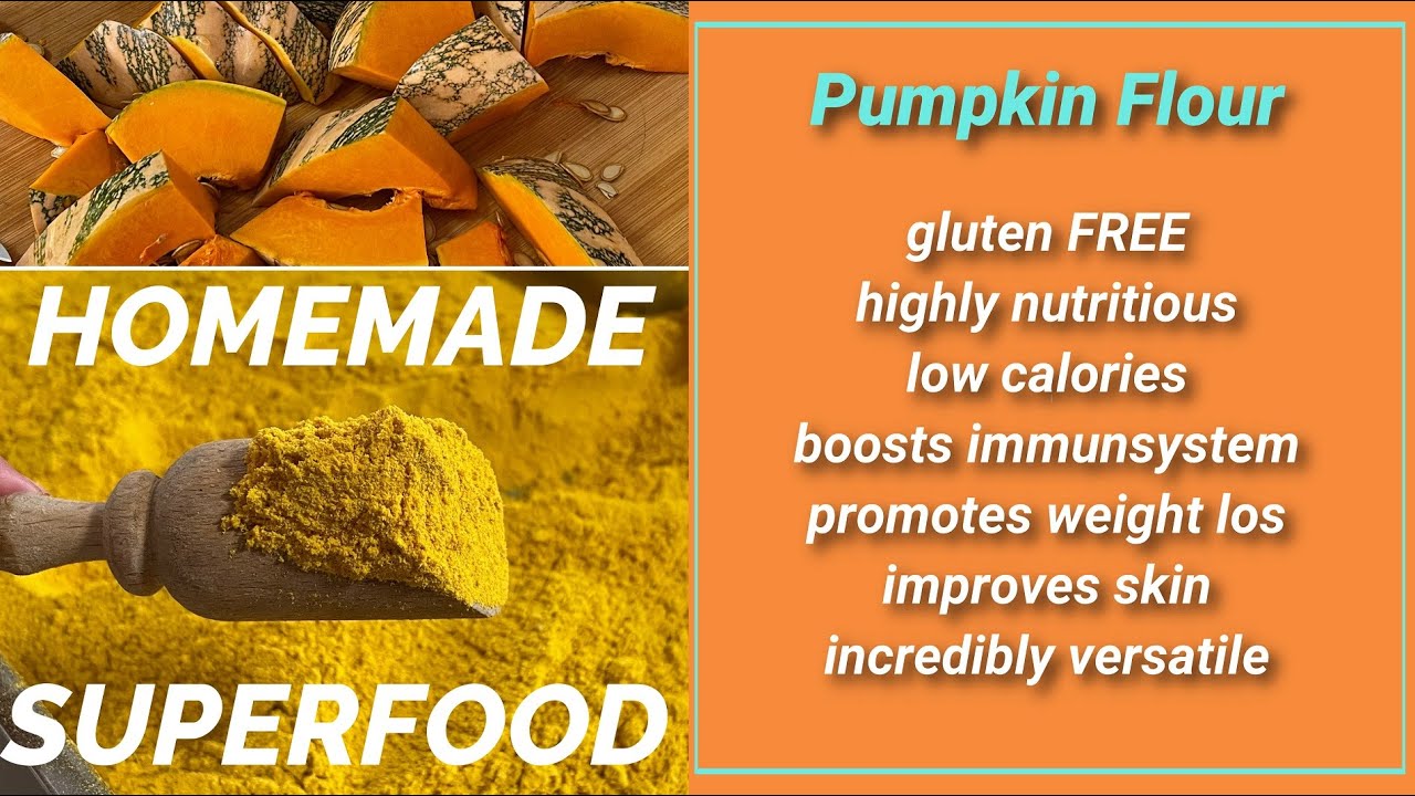 How to Make Pumpkin Flour - All Steps - Healthy Gluten Free Superfood Pumpkin Powder