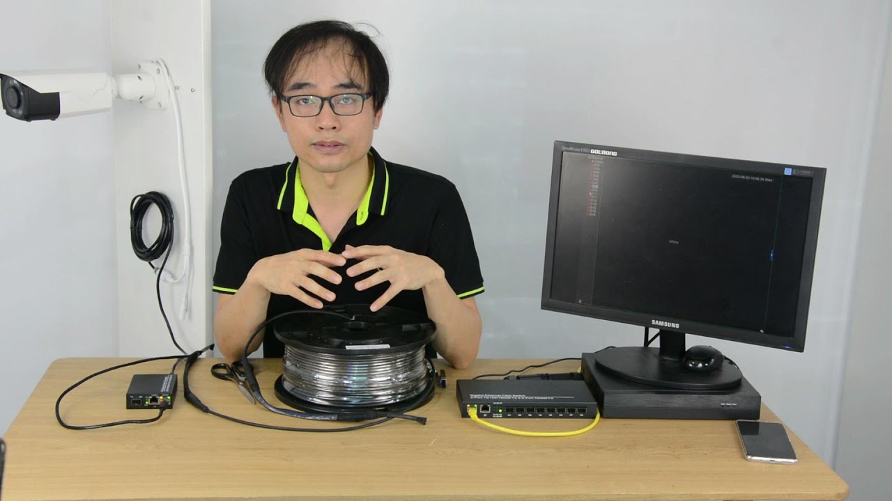 Connect two pre terminated fiber optic cable together easily