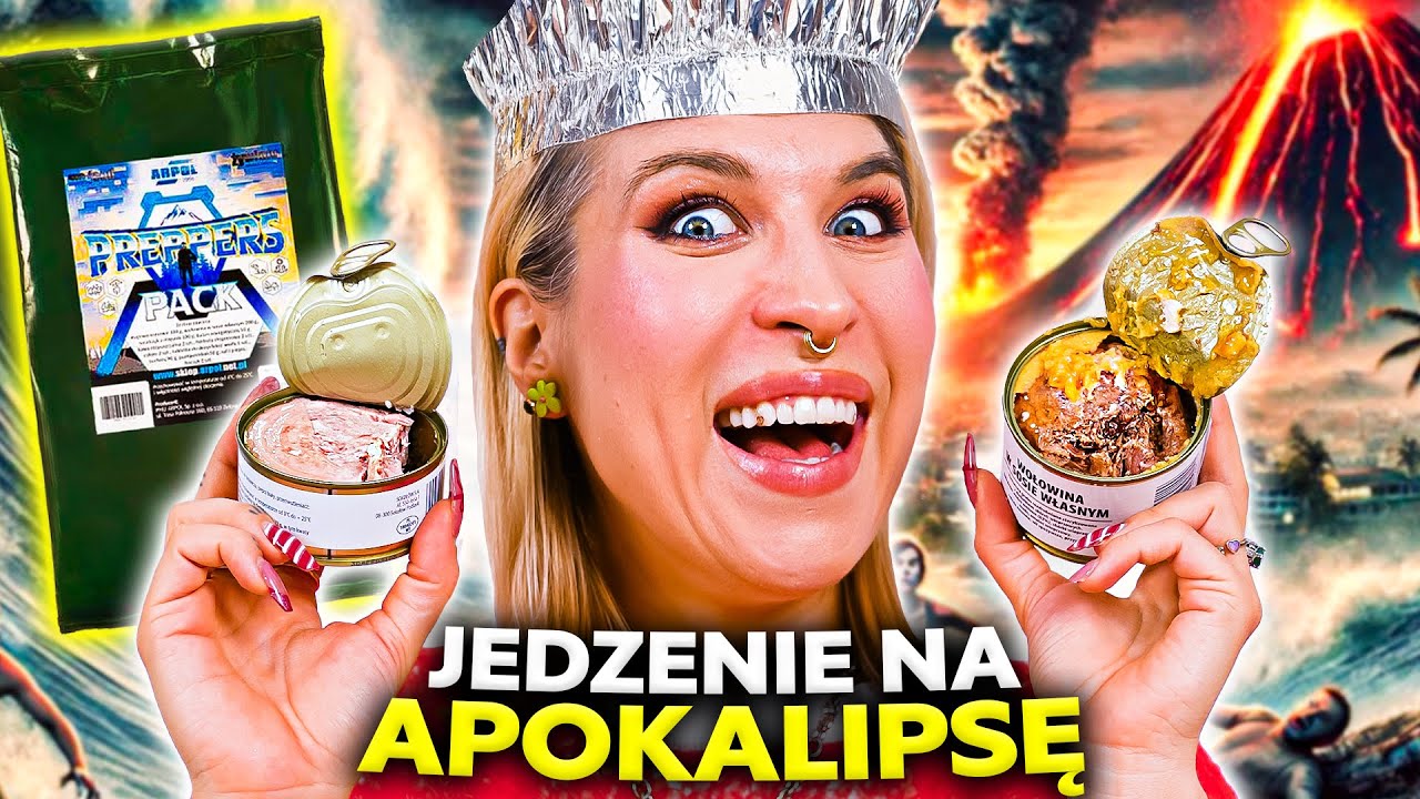 CO JEŚĆ W RAZIE POŻARU? 😱 TESTUJĘ RACJE ŻYWNOŚCIOWE MRE DLA PREPPERS&Oacute;W! | Agnieszka Grzelak Vlog