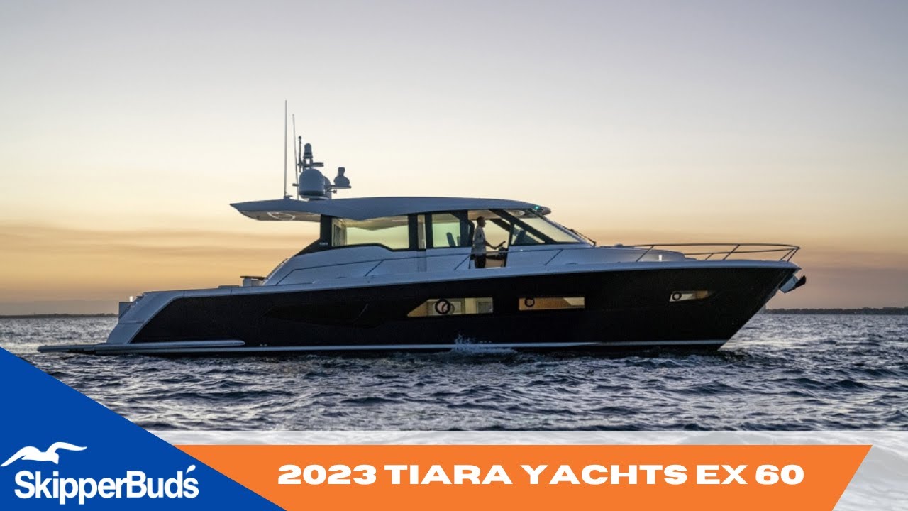 Обзор и первый взгляд на НОВУЮ яхту Tiara Yachts EX 60 2023 года SkipperBud's