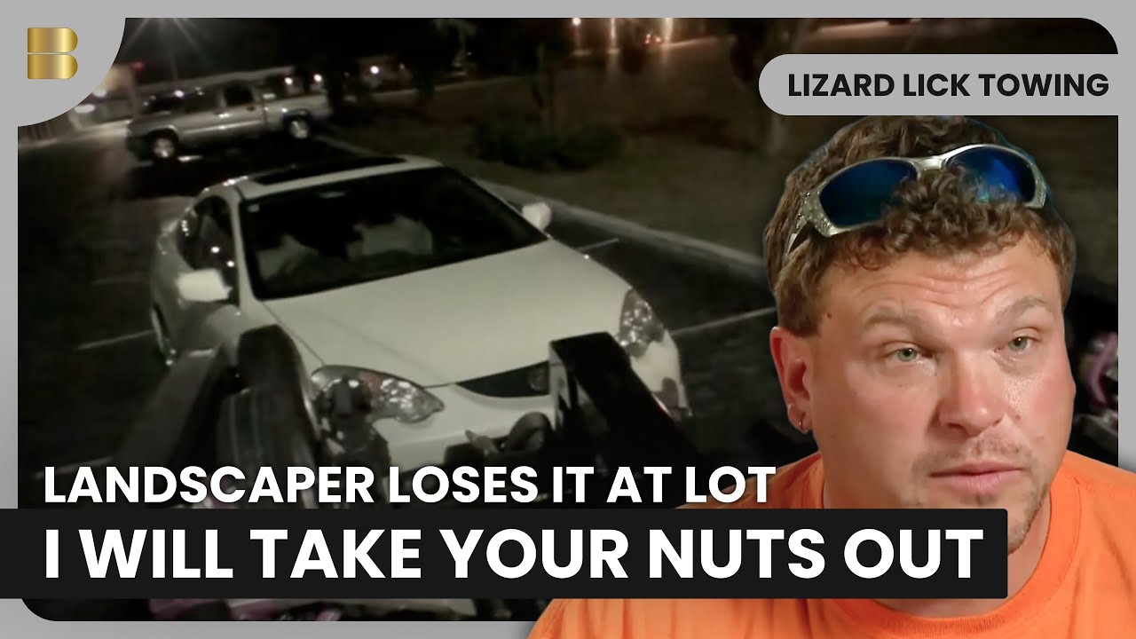 Lawnmower Repo Ambush Ends in Tow Yard Brawl | Lizard Lick Towing