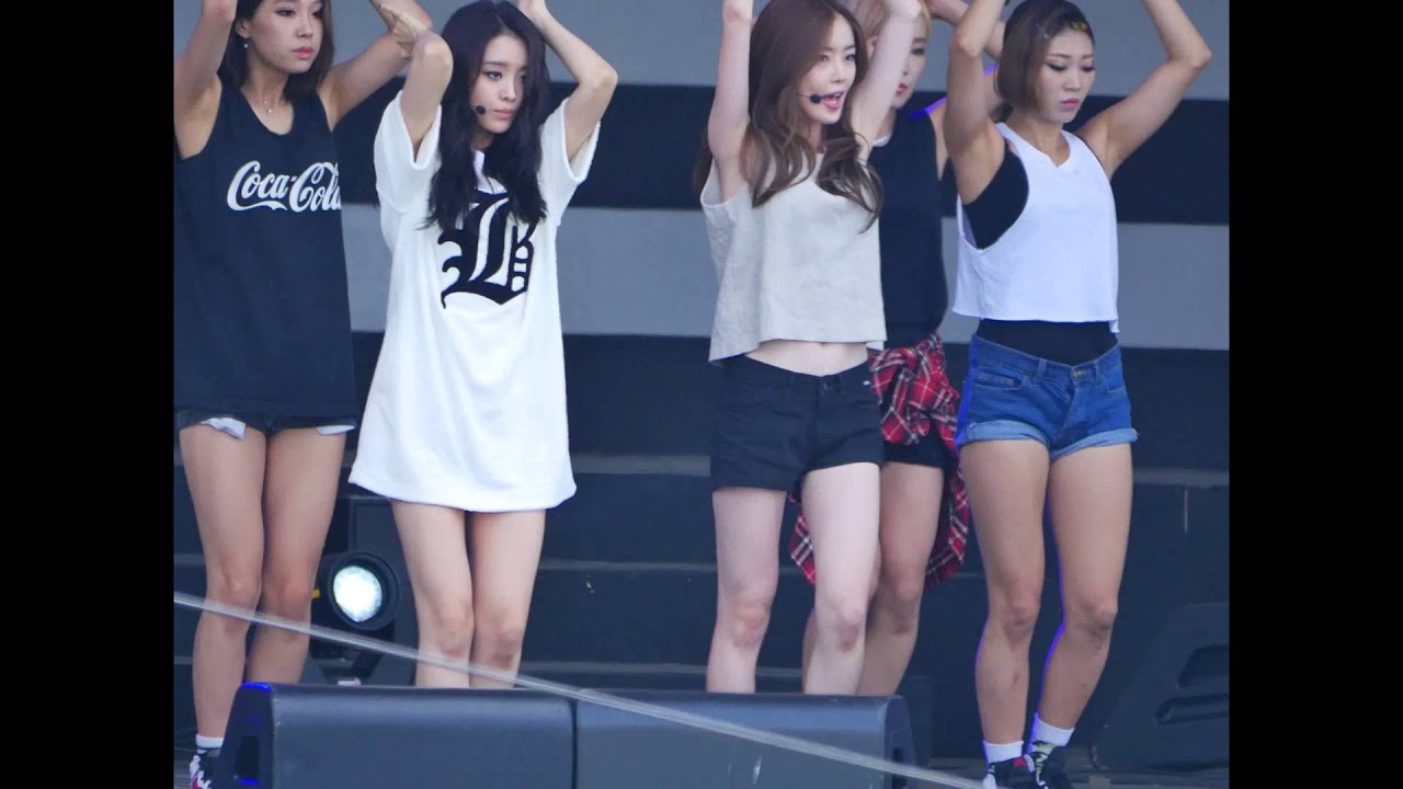 [Fancam/직캠]140816 DMZ 평화콘서트 시크릿(SECRET) - I'm In Love 리허설 3