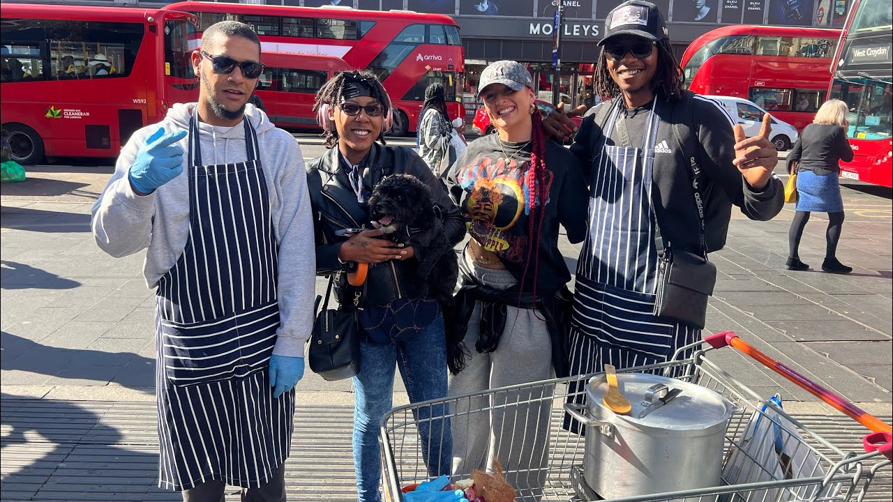 We Spent A Day In BRIXTON With The Community Cooking Feeding The Homeless