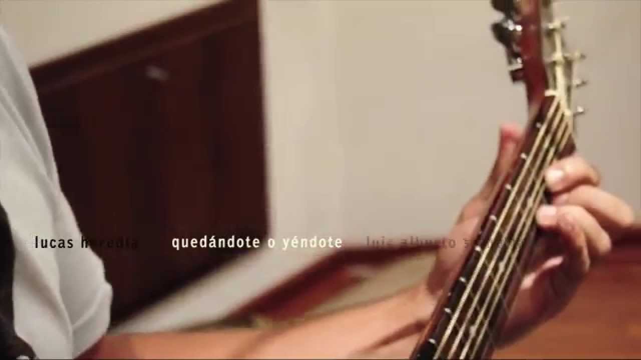 Versiones al paso | Quedándote o yéndote | Lucas Heredia