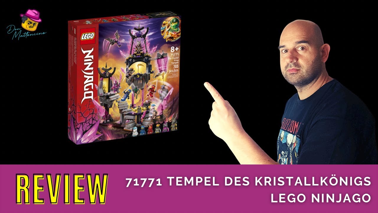 So tolle Teile: Lego 71771 Tempel des Kristallkönigs - Lego Ninjago wird „Crystalized“