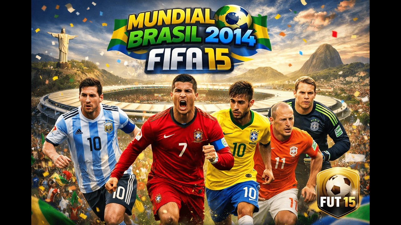 ARGENTINA VS CAMERÚN FIFA RETRO MUNDIAL 2014