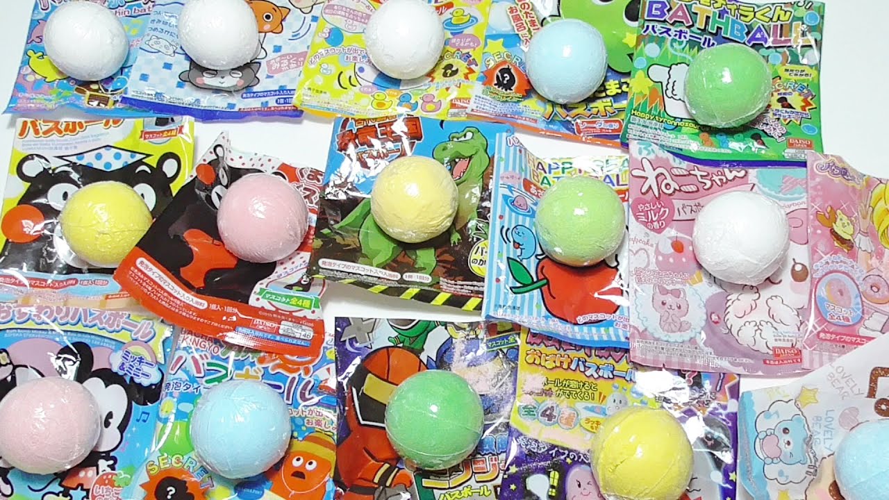 Bath Bomb 16 Mix Testing Japan style !