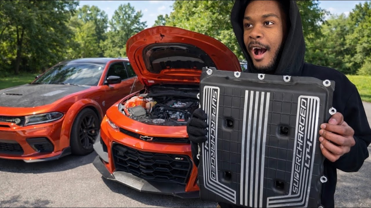 Превращаю свой ZL1 1LE в Hellcat... Безумный вой нагнетателя!