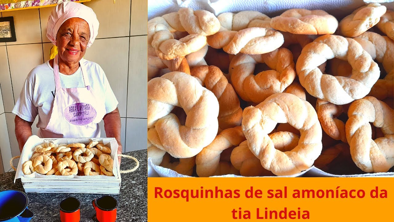 Rosquinha de sal amoníaco da tia Lindeia