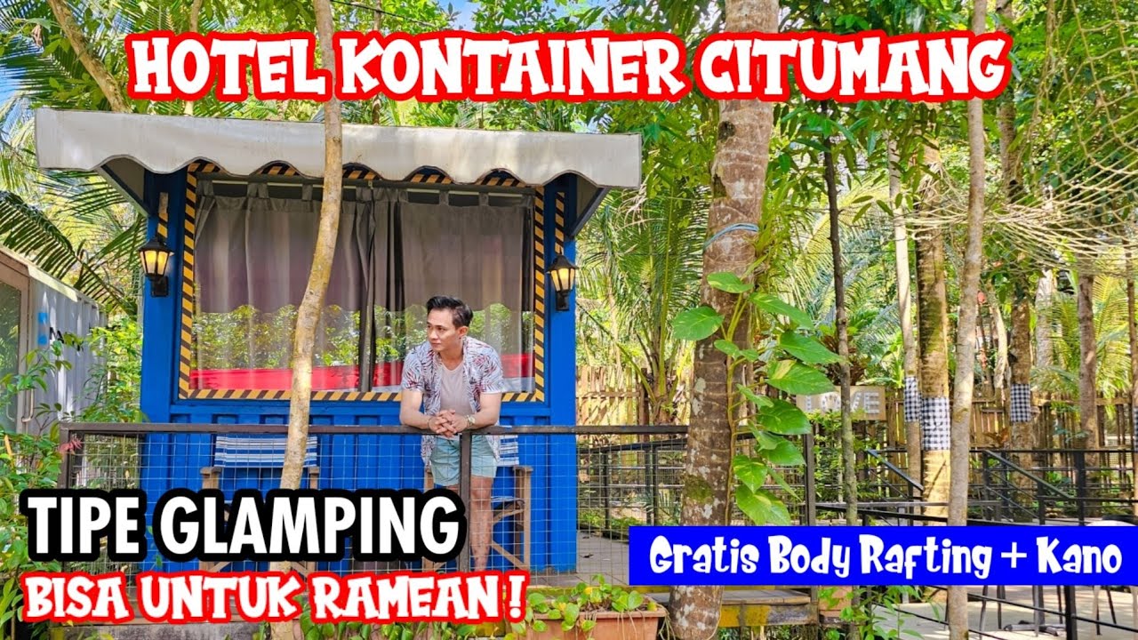 Hotel Kontainer Di Citumang Pangandaran | Menginap Di Tengah Alam Yang Asri Hau Eco Lodges Citumang