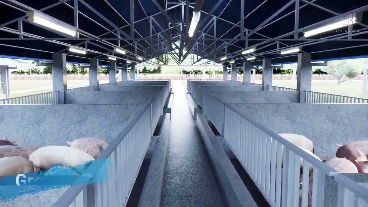 20 sow level building | Pig Farm Design #babuyan #piggery #piggy #building