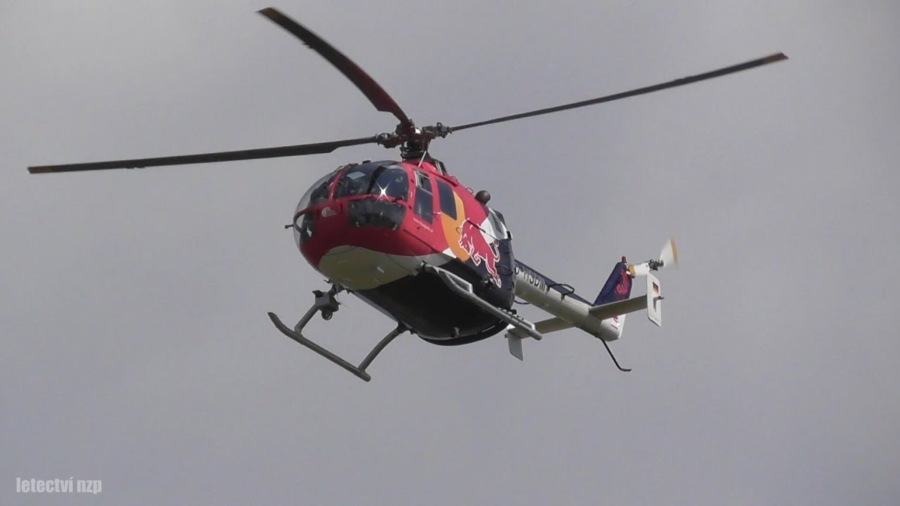 MBB Bö-105 Red Bull aerobatics | Airshow Mladá Boleslav 2018