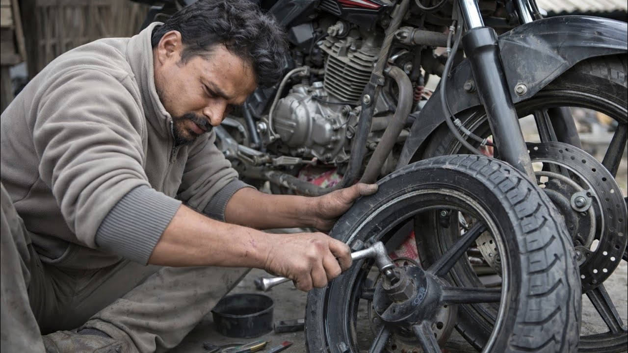 To Aaj change kar raha hai 150 Pulsar ka Kaun bearing 👍🛠️ video watching 🛠️ mister Nepali hacker