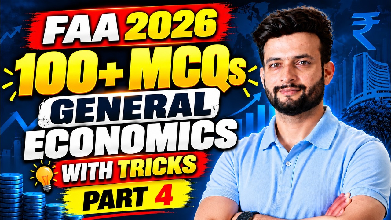 100+ MCQs on General Economics(Monetary Policy) for FAA 2026 🔥 | With Tricks & Shortcuts | Part 4