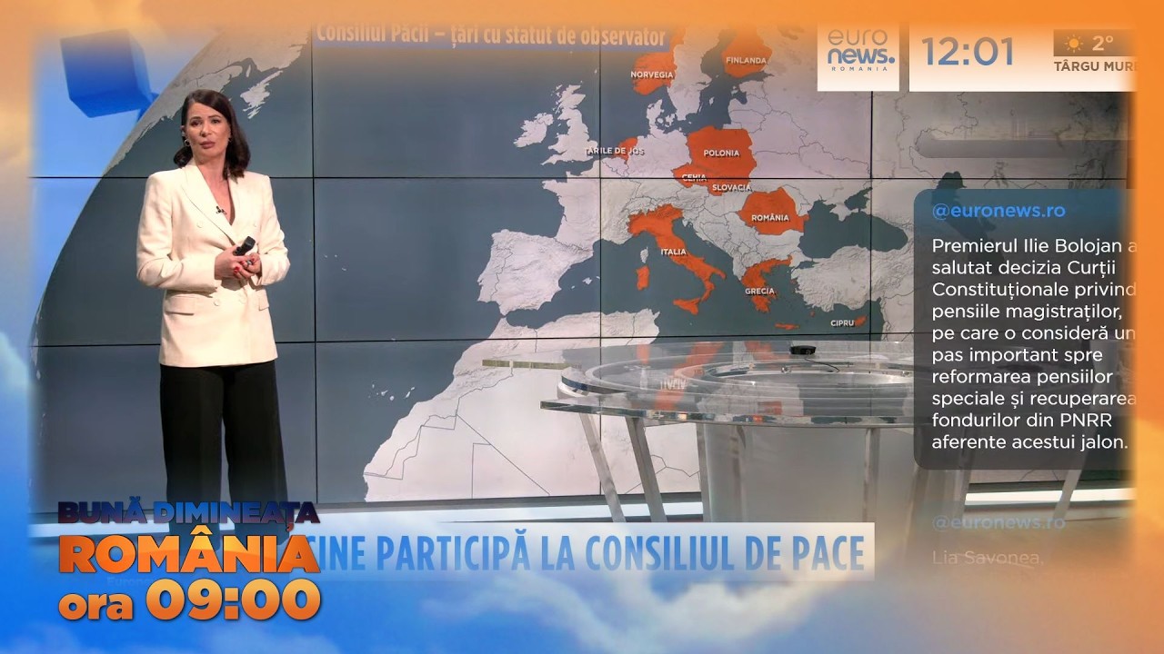 Știrile Euronews România - de la ora 12:00 - 19 februarie 2026