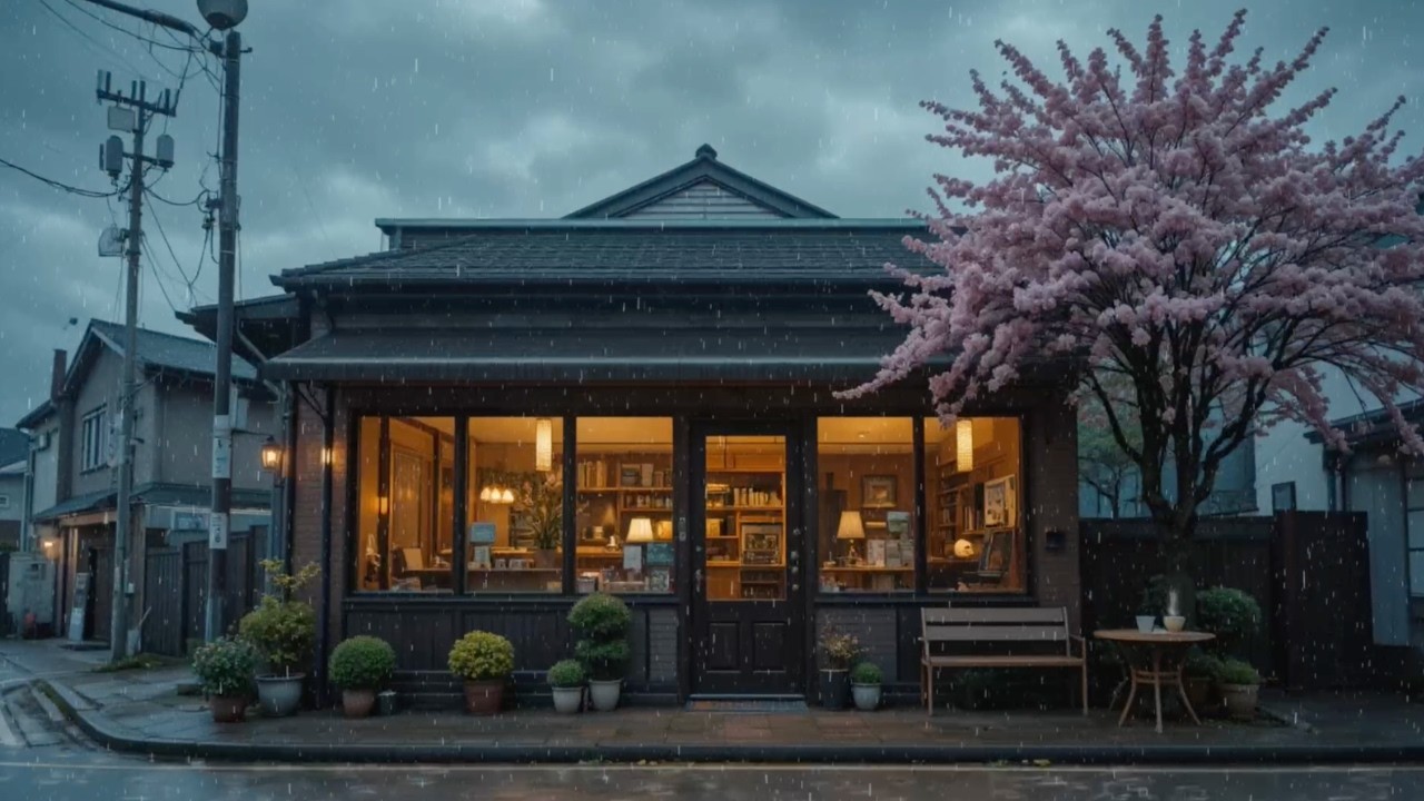 Vintage Coffee Shop Vibes 🌧️ Lofi Hip Hop Mix | Pure Nostalgia & Chill