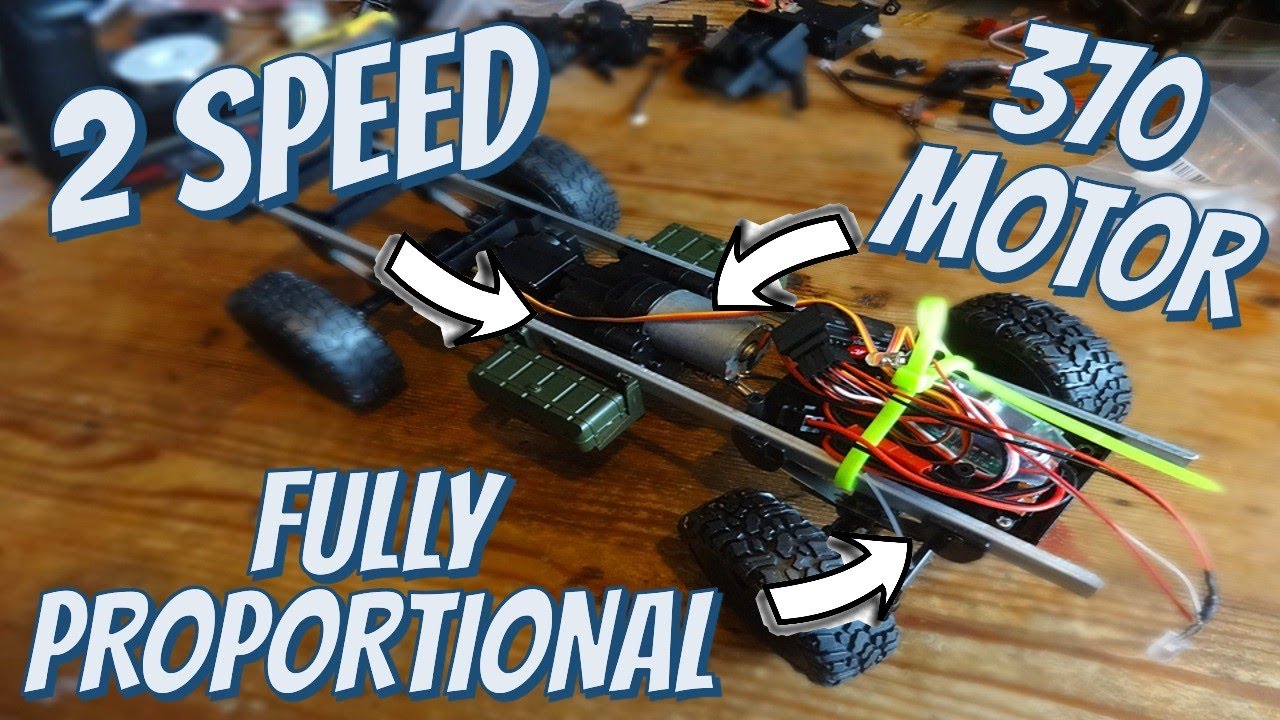 JJRC Q61 Proportional Steering & 2 Speed Conversion.