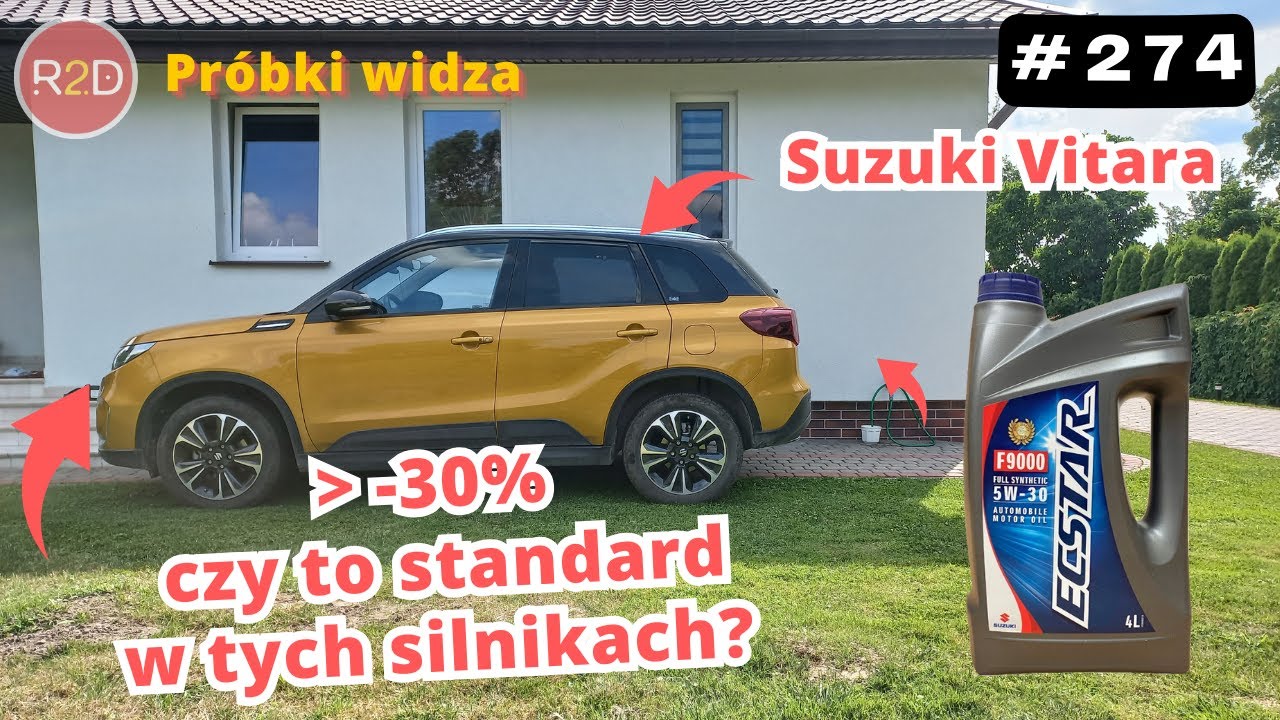 Krytyczny spadek lepkości po raz drugi. Suzuki Vitara i Ecstar 5W30 #274