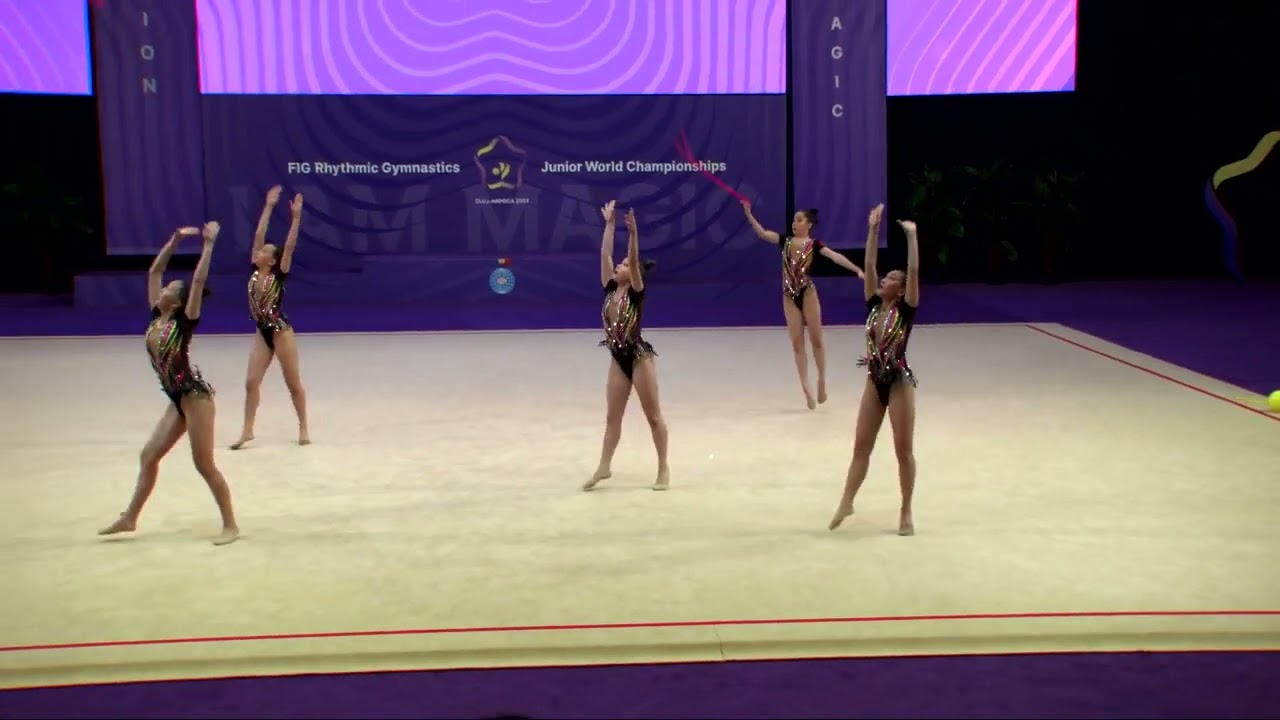 Kyrgyzstan (KGZ) - 2023 Rhythmic Junior Worlds Qualifications 5RO Group