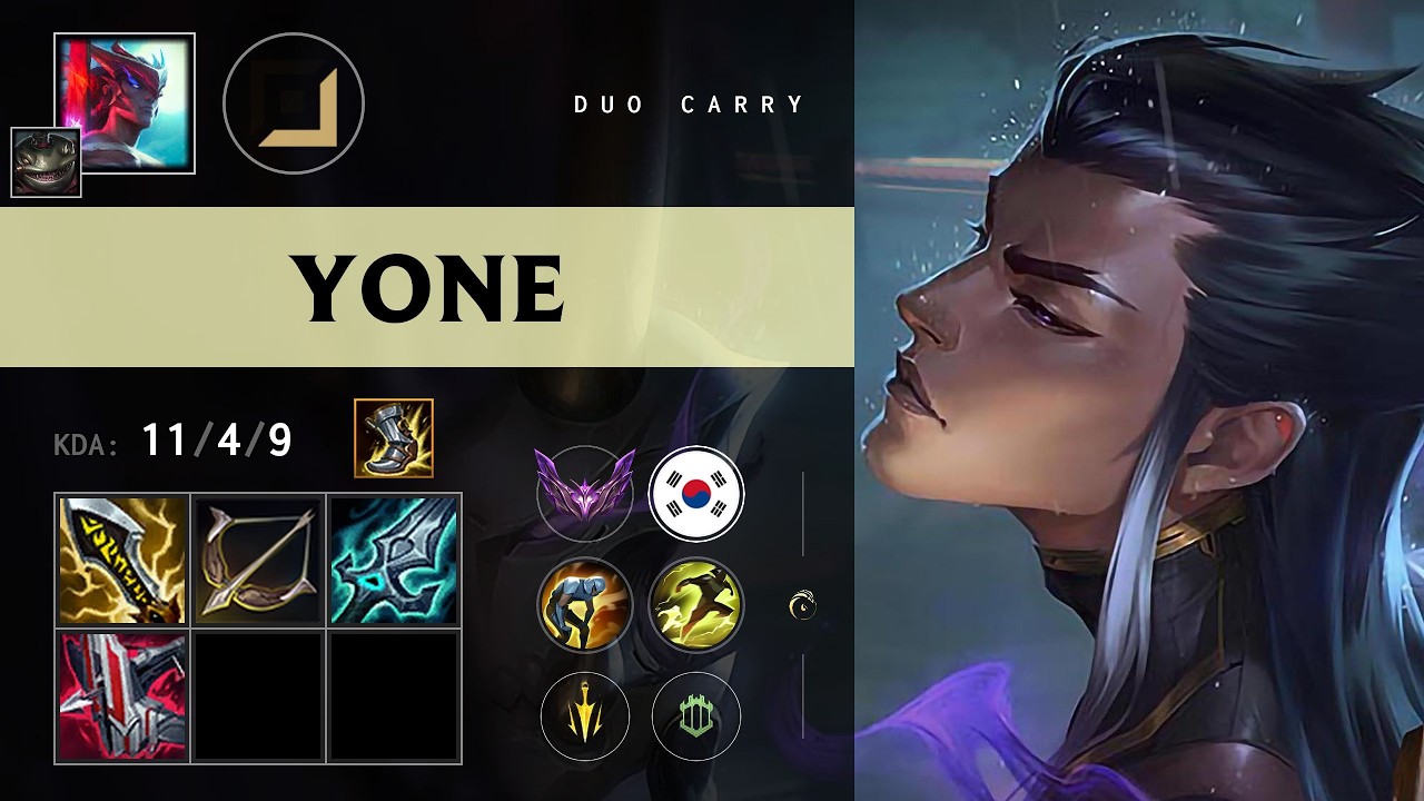 Yone ADC против Heimerdinger &mdash; KR Master, патч 14.26