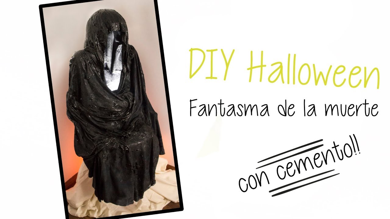 Halloween - Fantasma de CEMENTO DIY-Hazlo tú mismo