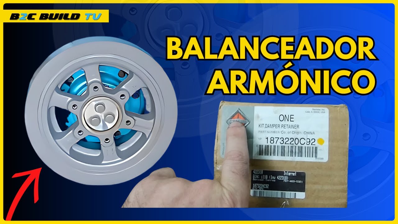 🛠️ Reemplazo del Damper (Harmonic Balancer) en DT466E | Evita Vibraciones y Daños 🚛
