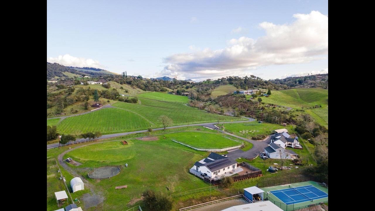 Riebli Valley Multi-Home Horse Property with Vineyard Views