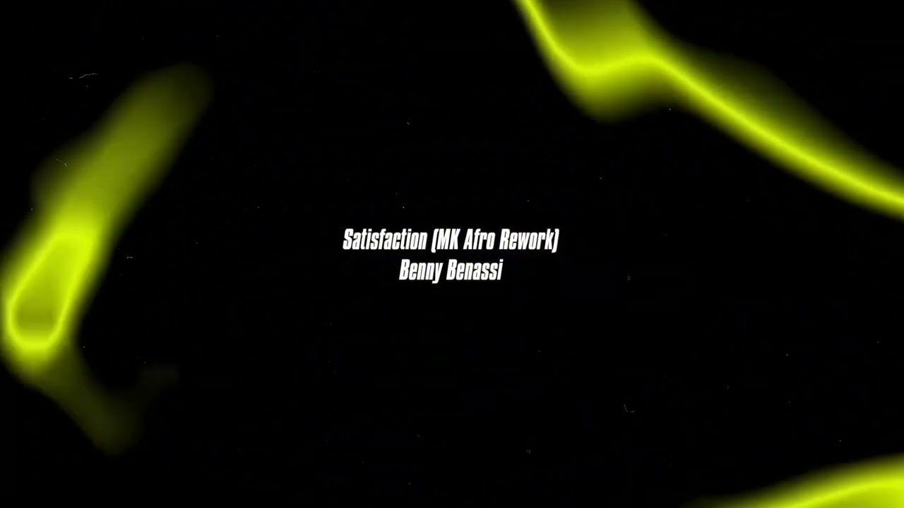 Benny Benassi - Satisfaction (MK Afro Remix/ Rework)