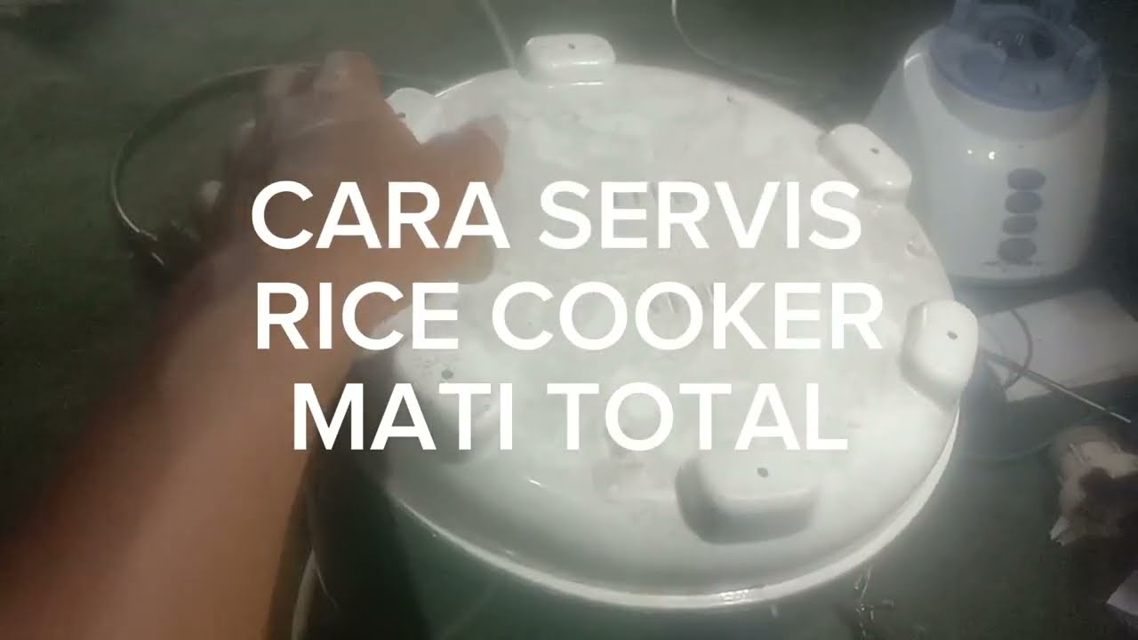 CARA SERVIS RICE COOKER MATOT