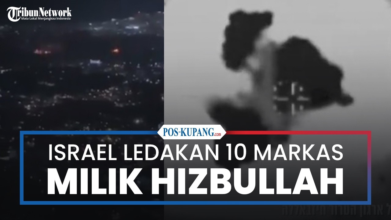 Dalam 30 Menit IDF Ledakan 10 Markas Hizbullah di Dahiyeh