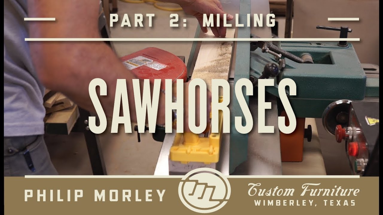 James Krenov Style Sawhorses | Part 2 - Milling