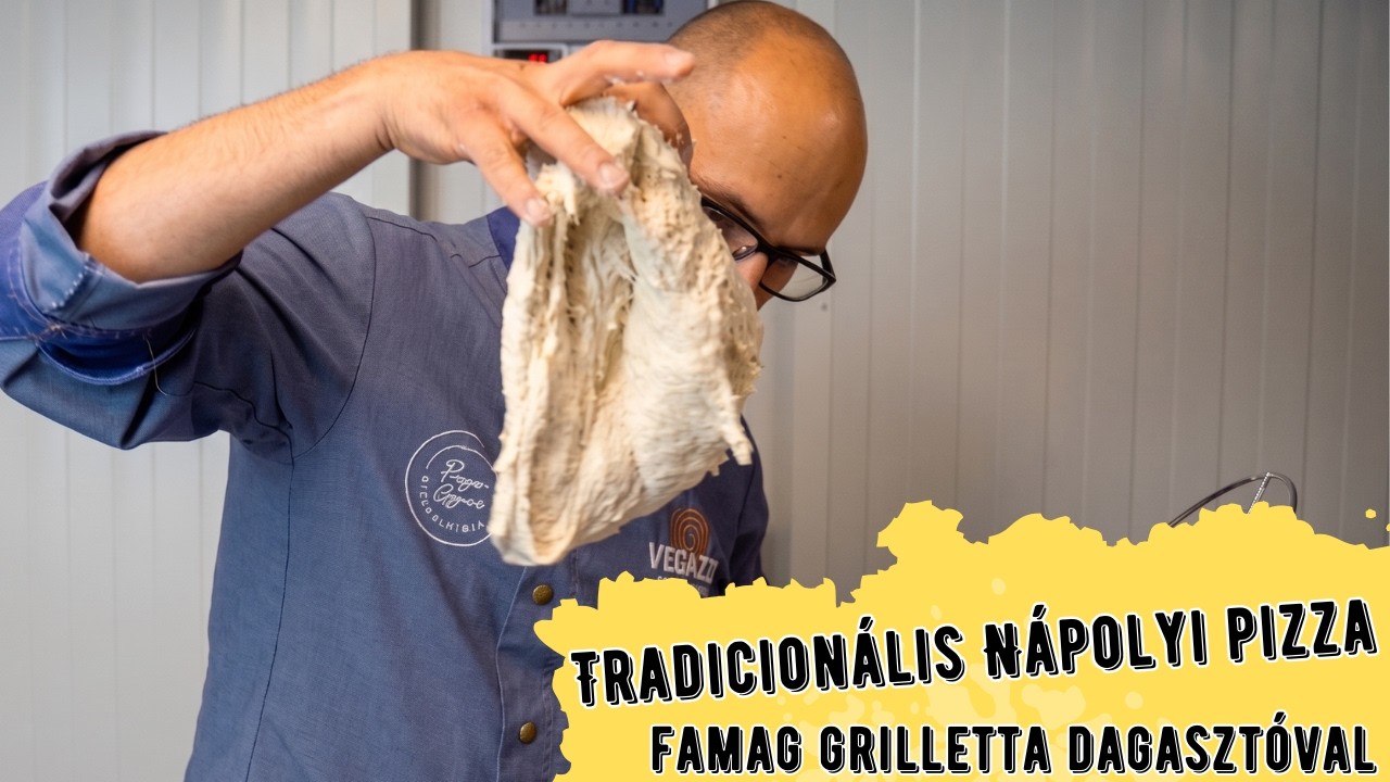Tradicionális nápolyi direkt pizzatészta dagasztása, Famag Grilletta IM5 10V HH dagasztóval