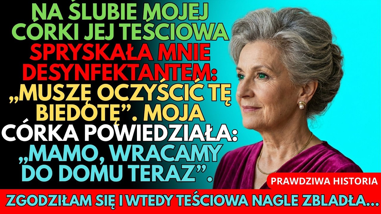 TEŚCIOWA UPOKORZYŁA MNIE NA ŚLUBIE CÓRKI, ALE FINAŁ ZOSTAWIŁ JĄ W CAŁKOWITYM SZOKU!
