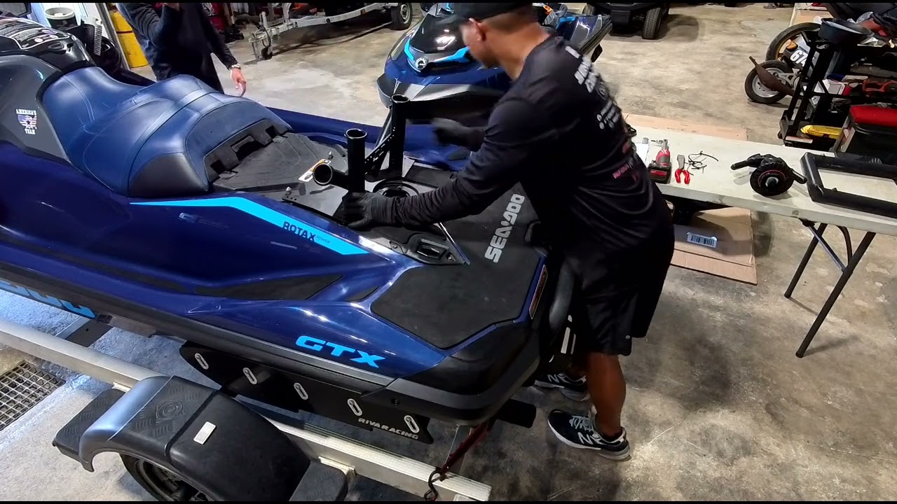 Xtreme Power Sports Rear Rod Holder Install Sea-Doo