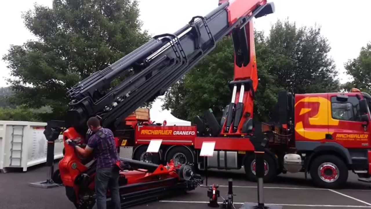 PALFINGER GRUE PK200002 MISE EN PLACE DU JIB