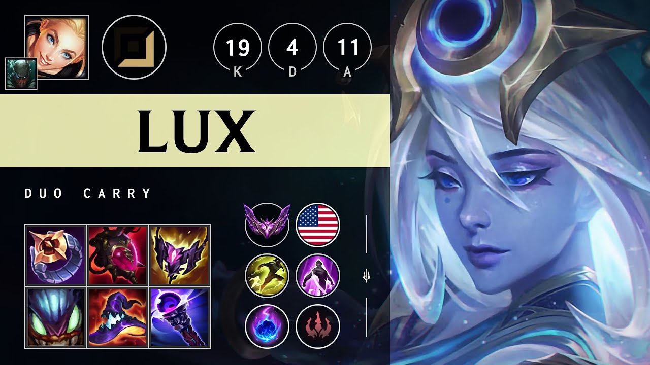 Lux Carry vs Miss Fortune: Legendary - NA Master Patch 25.S1.1