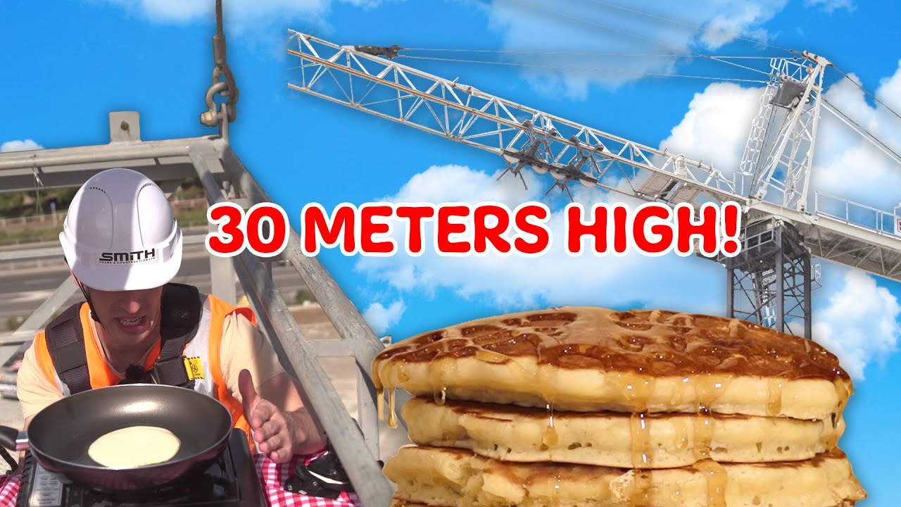 The world's HIGHEST pancake flip | WORLD RECORD ATTEMPT | What Now?